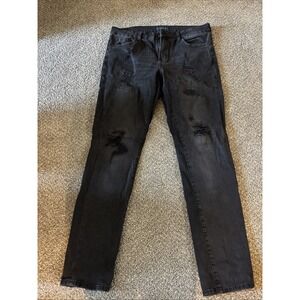 AERO Aeropostale‎ Skinny Black Jeans Womens Size 34/34